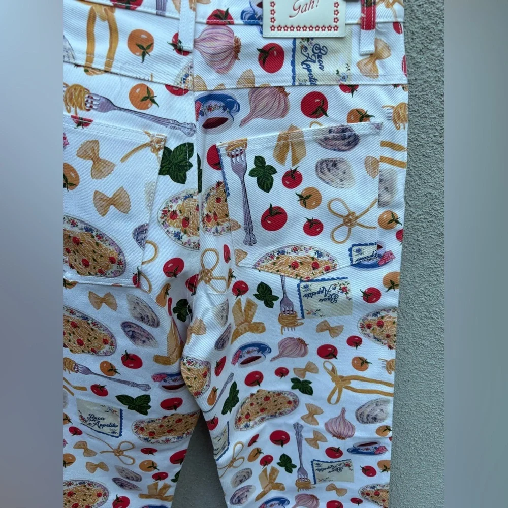 Lisa Says Gah White Pasta Buon Appetito Robyn Jeans New with Tags! - Picture 12 of 12